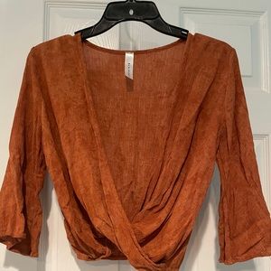 Hemline - Burnt orange set